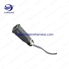 China dos conectores cinzentos fêmeas resistentes modulares da liga 2pin de cobre de 40A Harting chicote de fios industrial do fio fornecedor