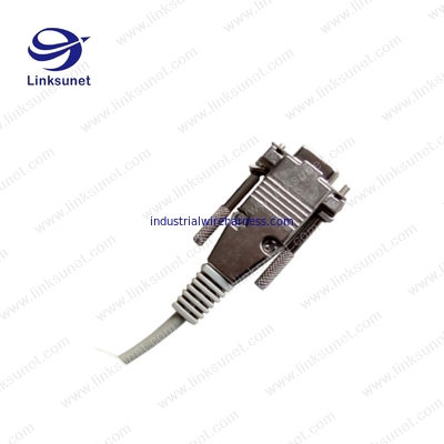 5 - 747905 - 2 D - SUB Soldering Wiring Harness LIYY 4 - 0.25 Custom Female 9 PIN Wiring Harness