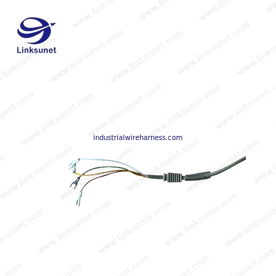 5 - 747905 - 2 D - SUB Soldering Wiring Harness LIYY 4 - 0.25 Custom Female 9 PIN Wiring Harness