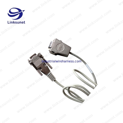 5 - 747905 - 2 D - SUB Soldering Wiring Harness LIYY 4 - 0.25 Custom Female 9 PIN Wiring Harness