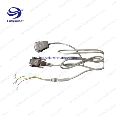 5 - 747905 - 2 D - SUB Soldering Wiring Harness LIYY 4 - 0.25 Custom Female 9 PIN Wiring Harness