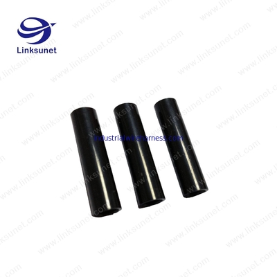 UL94 - V0 Black ABS Plastic Molding OD 6.0mm D1 3.9mm L 25.4mm