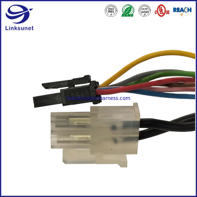 Conectores seguros, extensivos do retângulo do receptáculo da fileira de 43645 séries 3.00mm únicos com para o chicote de fios do fio
